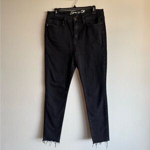 Seven7 Women's Black Midrise Skinny Jeans